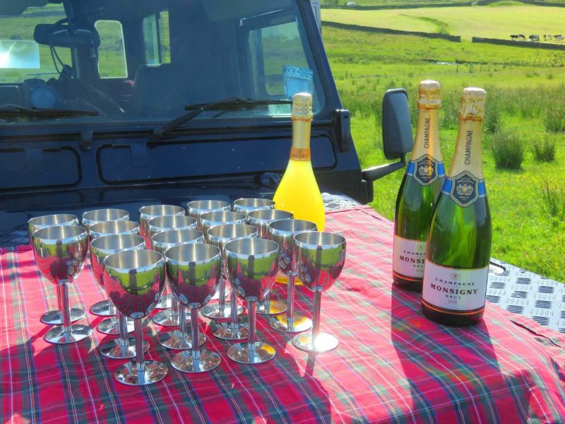 Champagne Celebration after your London Balloon Ride